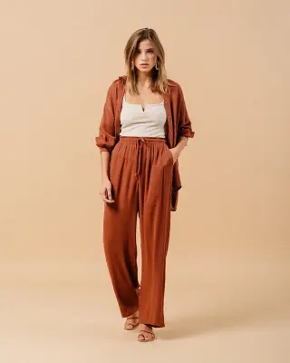 Pantalon Matisse chocolat