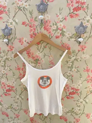 Nouveau ! RE/DONE Top Lace Strap Mouskateers Vintage White