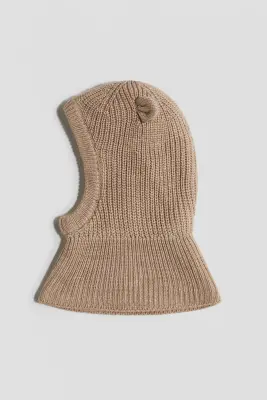 Cagoule doublée polaire - Beige foncé