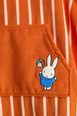 Cape de bain avec application - Orange/Miffy