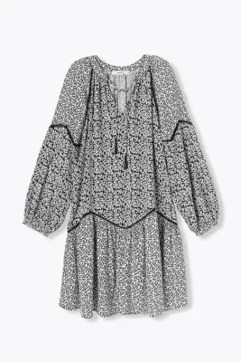 Robe courte imprimée Femme