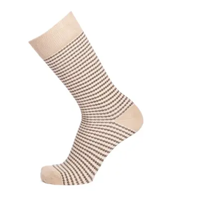 Chaussettes les mailles fantaisies Beige