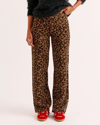 Pantalon Piana léopard irisé