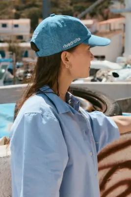 Casquette Colette denim clair Rive Droite