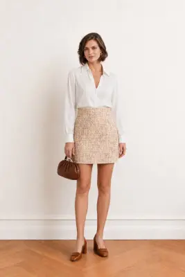 Milana Tweed Skirt