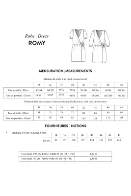 Patron PDF robe ROMY