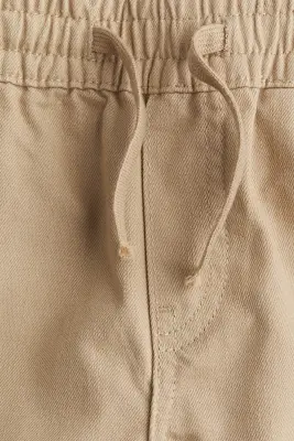 Pantalon en twill de coton - Beige