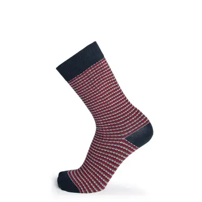 Chaussettes maille fantaisie Marine