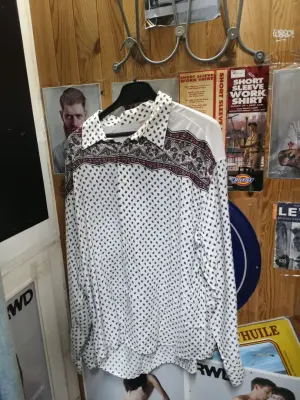 Chemise à motifs cachemire