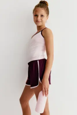 Short de sport - Prune lilas