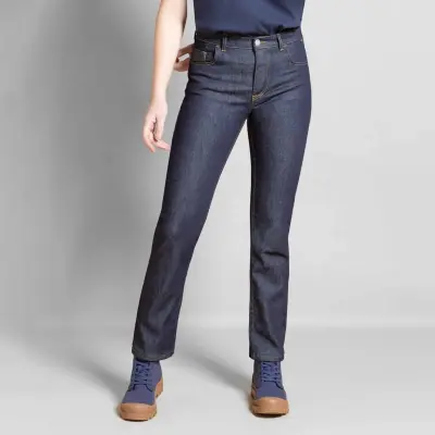 Jeans droit brut Anaïs confort
