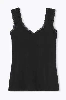 Top à bretelles dentelle Femme