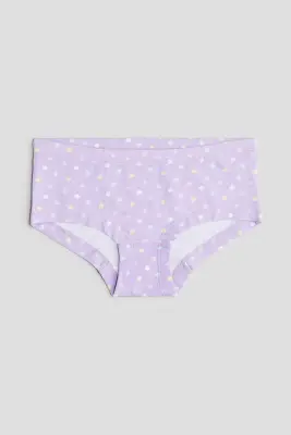 Culottes Hipster, lot de 5 - Rose clair/lapins