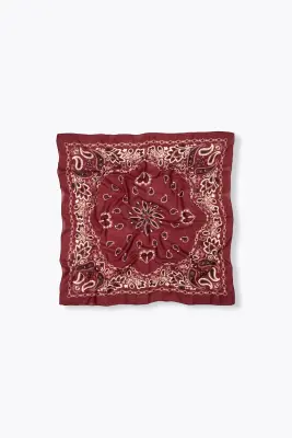 Foulard carré en laine Femme