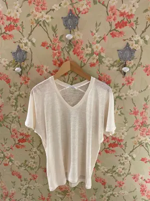 POMANDÈRE T-Shirt en Lin Ecru