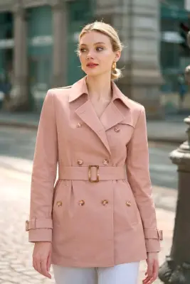 Leanne Short Trench Coat
