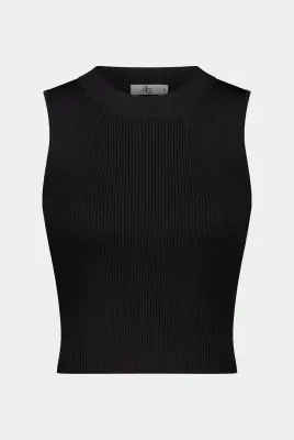 HAUT CROPPED MAILLE SUN