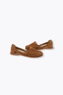 Mocassins en cuir suédé