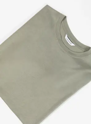 Short Sleeve T-Shirt in Clay Eucalyptus & Cotton