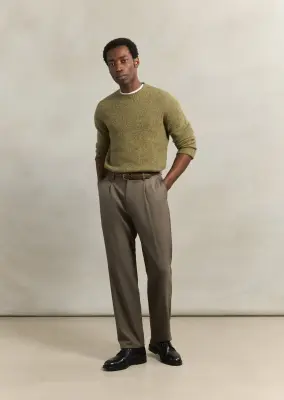 One pleat trousers