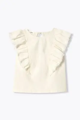 Blouse à manches papillon