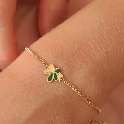 Bracelet Nymphea Emeraude