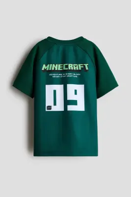 Ensemble de football 2 pièces - Vert foncé/Minecraft