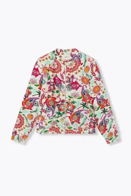 Blouson bomber imprimé Femme