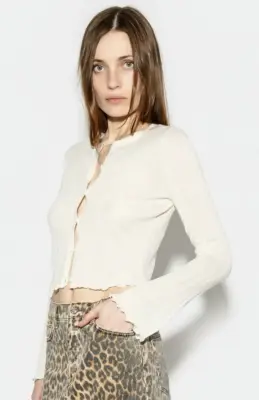 Nouveau ! RE/DONE Gilet Isabelle White