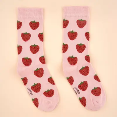 Chaussettes à paillettes Fraise Coucou Suzette