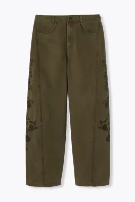 Pantalon barrel Femme