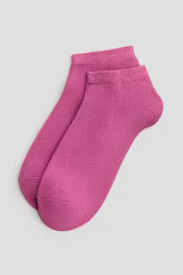 Lot de 10 paires de chaussettes invisibles - Rose clair/rose foncé