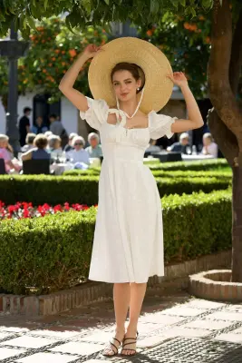 Mira Puffed Sleeve Dress