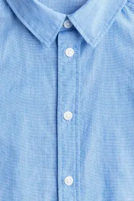 Chemise en coton - Bleu clair