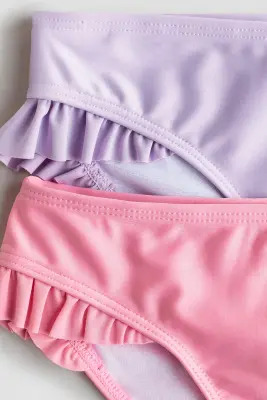 Lot de 2 bas de maillot - Rose/violet