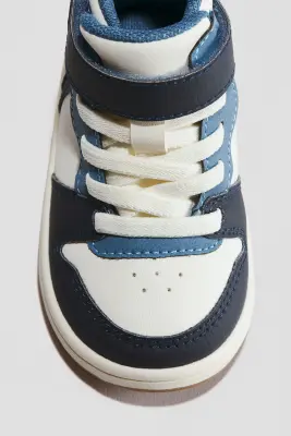 Sneakers à ouverture devant - Bleu