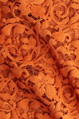 Jupe en dentelle - Orange