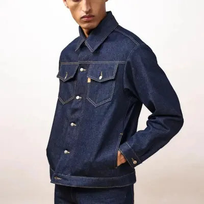 Veste en jeans brut Nico