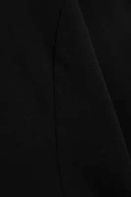 Haut à manches longues cintré à la taille - Noir