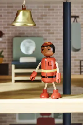 Caserne De Pompiers - Pompier - Rouge