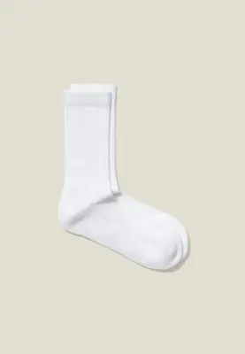 Les chaussettes côtelées