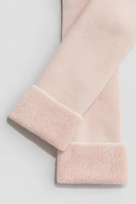 Legging en bouclette - Rose clair
