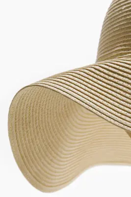 Chapeau de paille - Beige clair