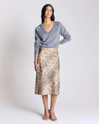 Jupe Celia léopard faded
