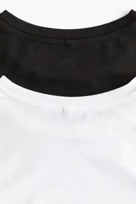 Lot de 2 T-shirts de sport DryMove™ - Noir/blanc