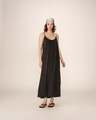 Robe longue pivoine