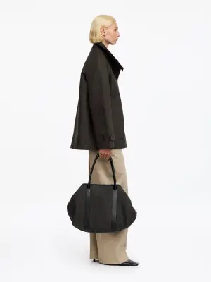 Sac fourre-tout en toile - Noir
