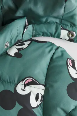 Doudoune avec applications - Vert/Mickey