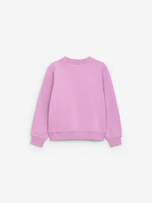 Sweat en tissu éponge - Rose lilas