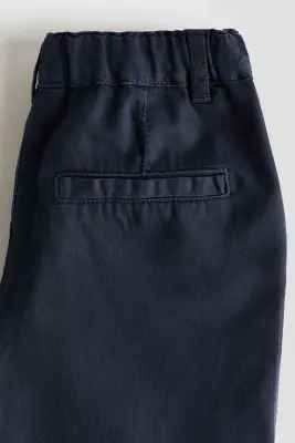 Chino en lyocell mélangé - Bleu marine